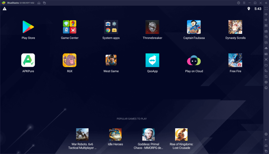 BlueStacks για υπολογιστή για εγκατάσταση Net IPTV Player