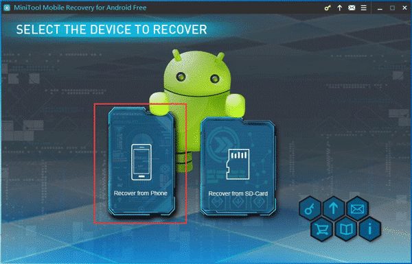 εγκαταστήστε το Minitool Android Data Recovery