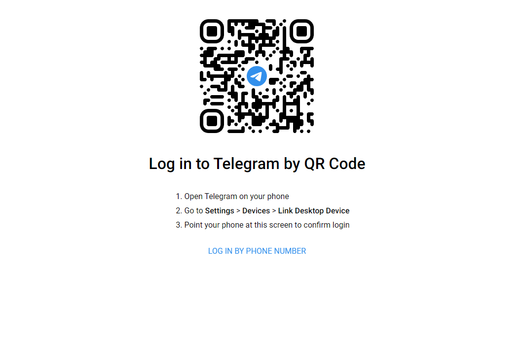 Κωδικός QR Telegram