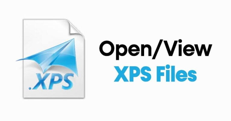Πώς να ανοίξετε αρχεία XPS στα Windows 10/11