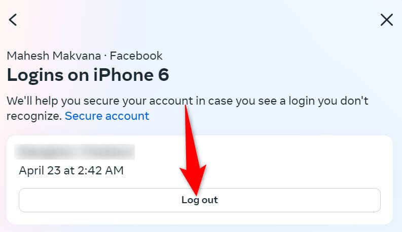 Γιατί δεν μπορείτε να αποσυνδεθείτε από το Facebook; (Και πώς να το διορθώσετε) εικόνα 8