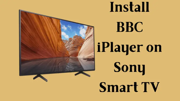 BBC iPlayer σε Sony Smart TV