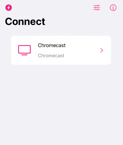 Επιλέξτε συσκευή Chromecast