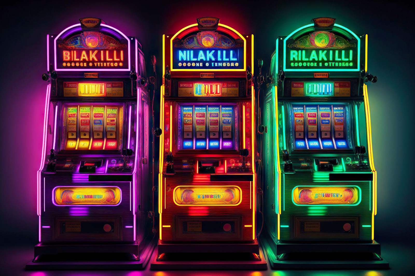 Playing slot machines with free spins