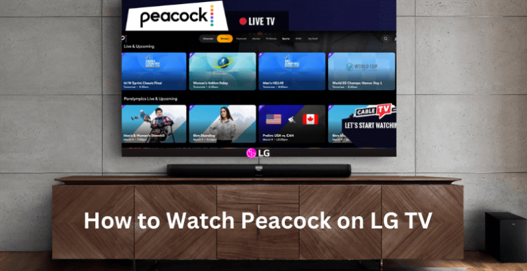 Peacock TV σε LG Smart TV