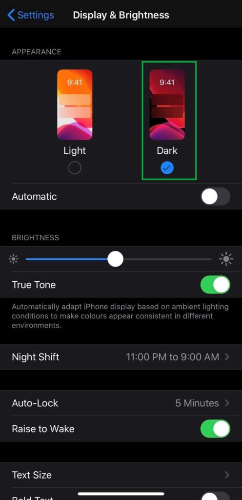 VLC Dark Mode σε iPhone/iPad