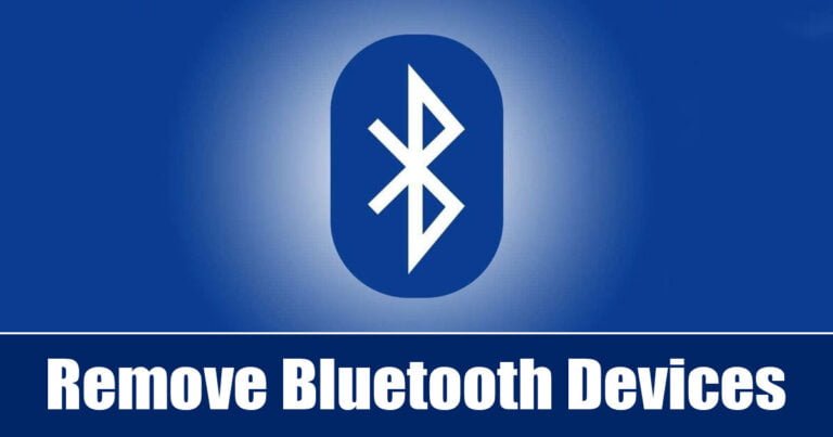 Πώς να αφαιρέσετε συσκευές Bluetooth στα Windows 11