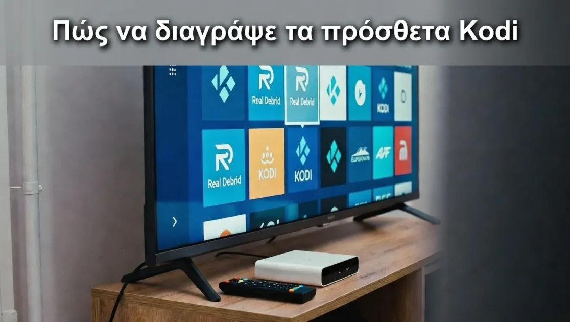 Πώς να διαγράψετε τα πρόσθετα Kodi