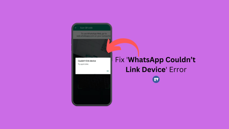WhatsApp δεν μπόρεσε να συνδέσει τη συσκευή
