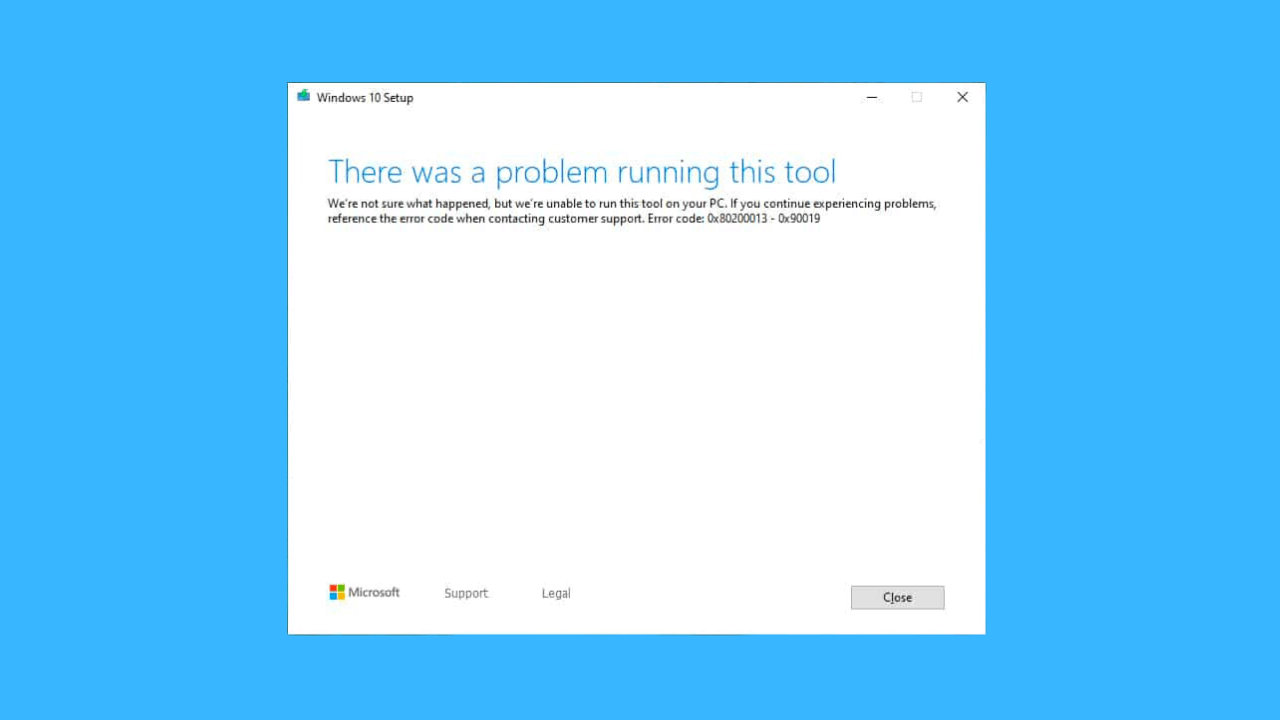 Το Windows Media Creation δεν λειτουργεί