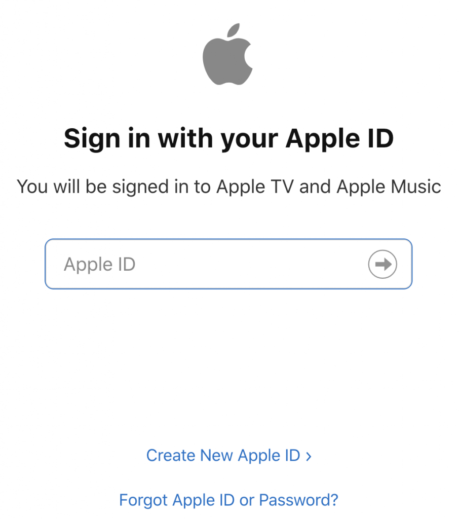 Συνδεθείτε με το Apple ID σας