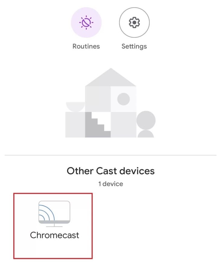 Αλλαγή ονόματος Chromecast - Πατήστε Chromecast