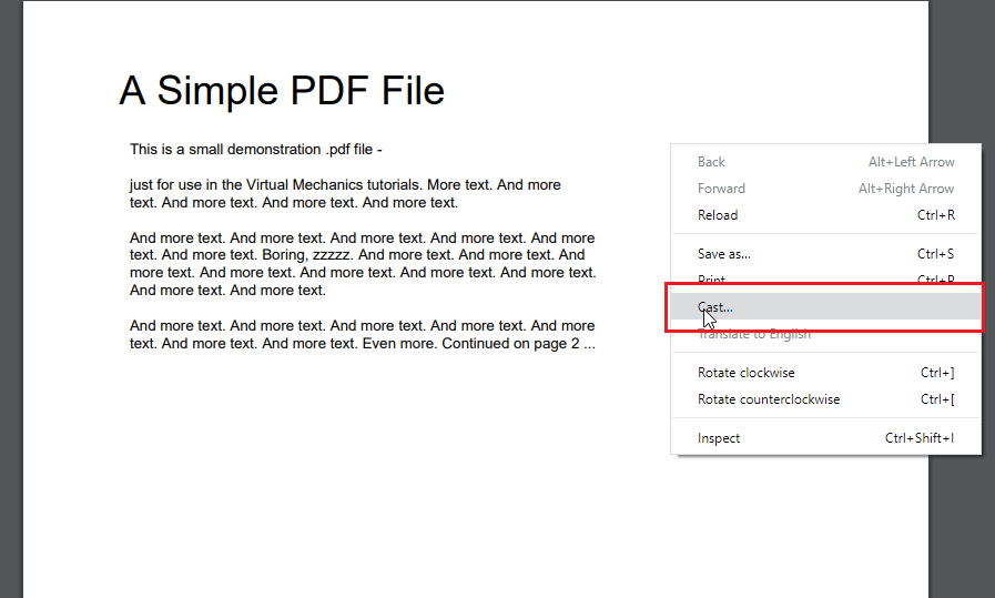 Αρχεία PDF Chromecast