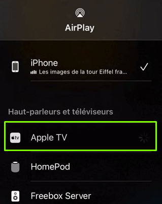 Επιλέξτε το Apple TV σας 