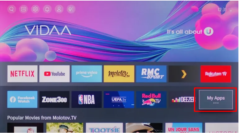 Οι εφαρμογές ΜΟΥ στην Toshiba Smart TV