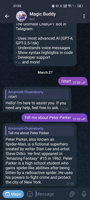AI chatbot τυχόν ερωτήσεις