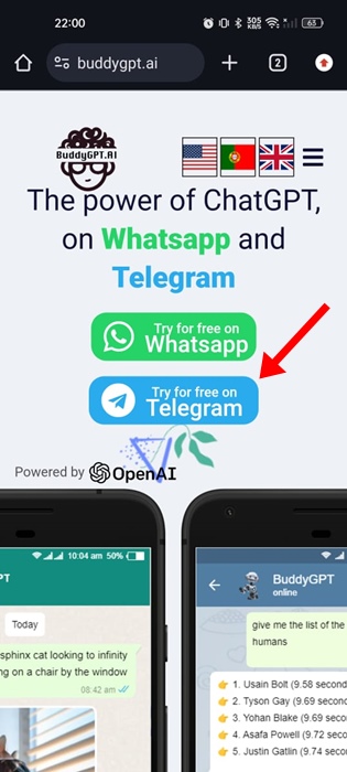 Δοκιμάστε δωρεάν στο Telegram