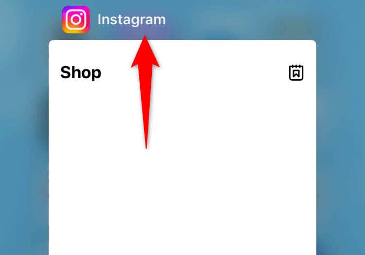Διορθώστε το πρόβλημα υπότιτλων του Instagram κλείνοντας και επανεκκινώντας την εικόνα της εφαρμογής 2