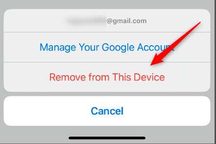 Πώς να αφαιρέσετε έναν λογαριασμό Google από το Chrome (iOS και Android) εικόνα 5