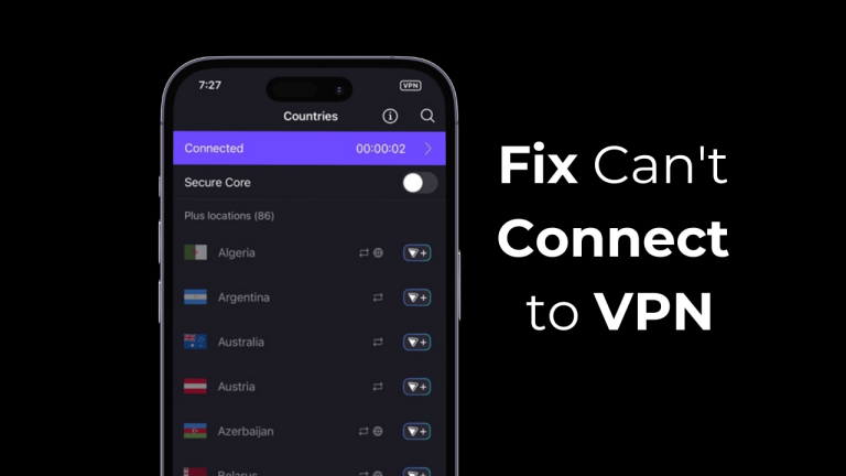σύνδεσης με VPN στο iPhone