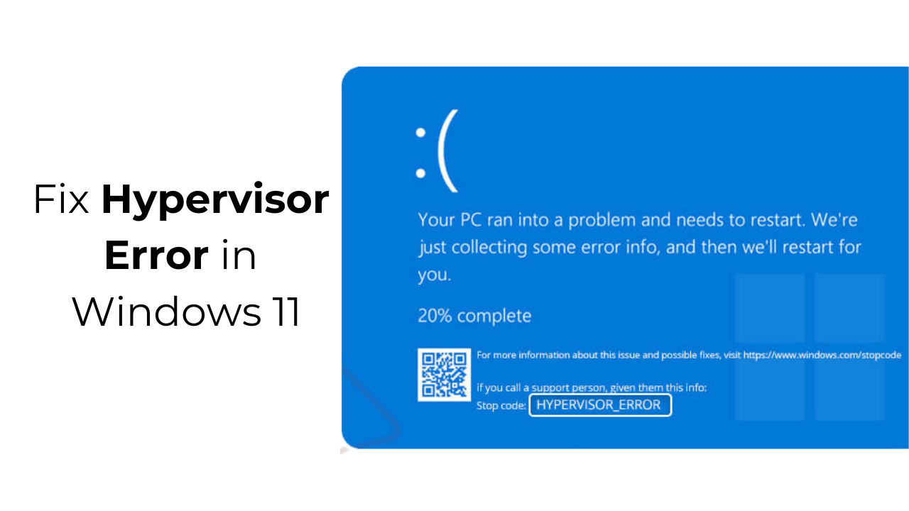 σφάλμα Hypervisor στα Windows