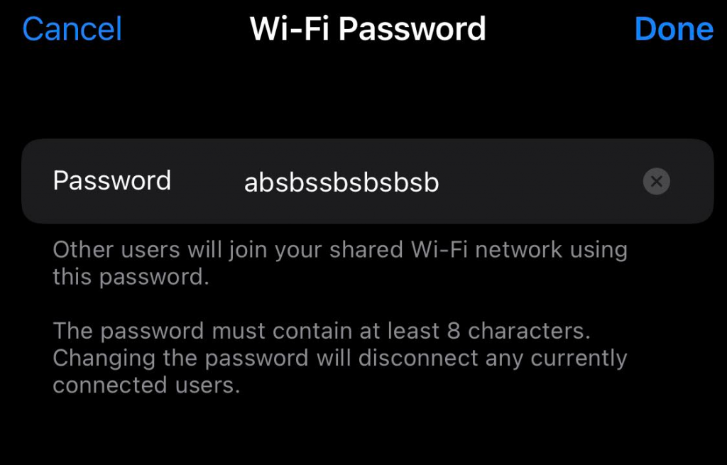 Αλλάξτε τον κωδικό πρόσβασης Wi-Fi