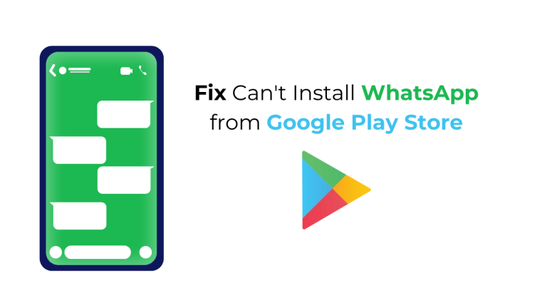 Δεν μπορείτε να εγκαταστήσετε το WhatsApp από το Google Play Store