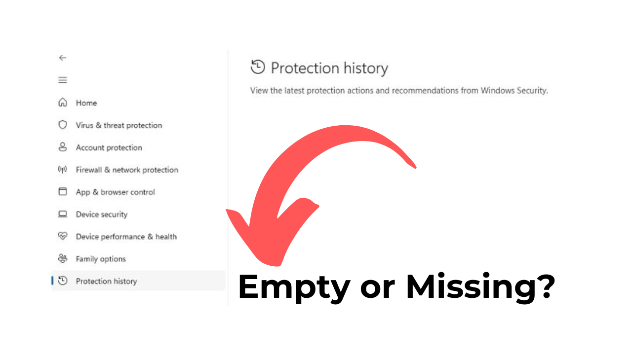 Ιστορικό προστασίας ασφάλειας των Windows Κενό/Λείπει;  8 τρόποι για να το διορθώσετε