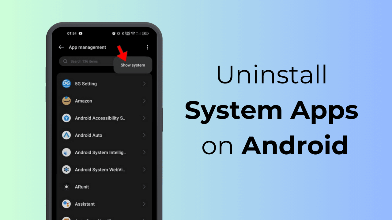 Πώς να απεγκαταστήσετε εφαρμογές συστήματος στο Android