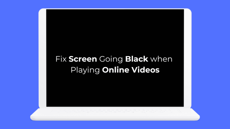 μαύρη οθόνη βίντεο
