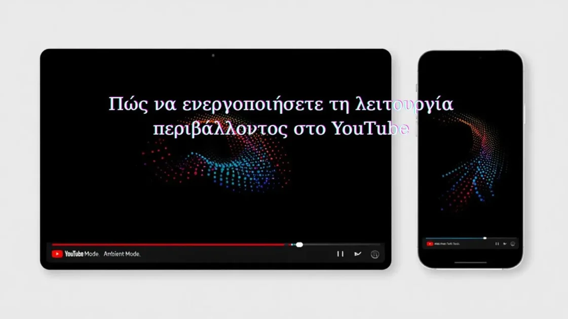 Πώς να ενεργοποιήσετε τη λειτουργία περιβάλλοντος στο YouTube (επιτραπέζιοι υπολογιστές και κινητά)