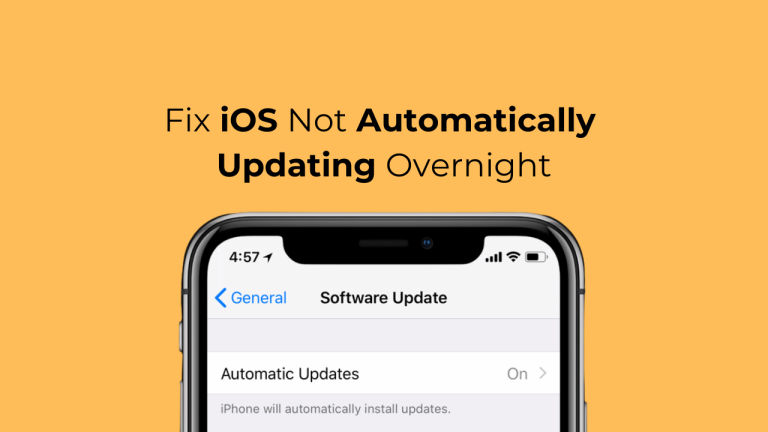 Το iOS δεν ενημερώνεται αυτόματα κατά τη διάρκεια της νύχτας