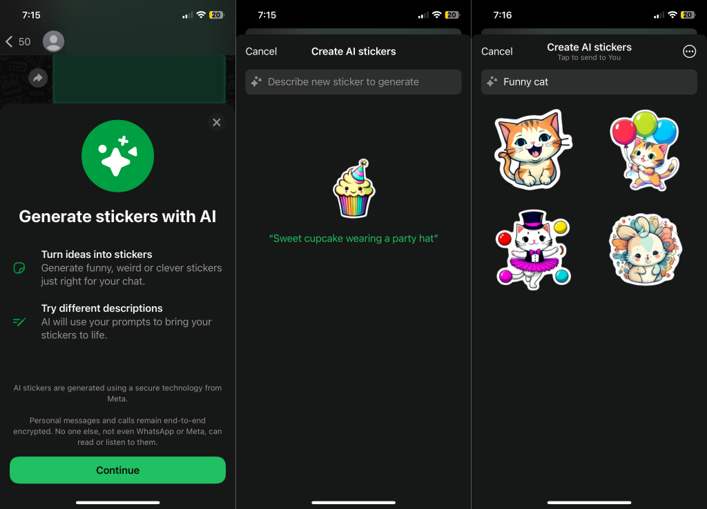 Δημιουργία αυτοκόλλητων AI στο WhatsApp - ai-stickers-whatsapp