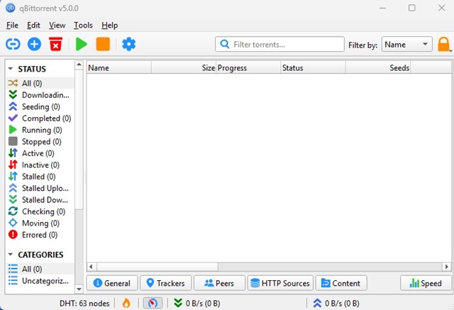 qBittorrent client