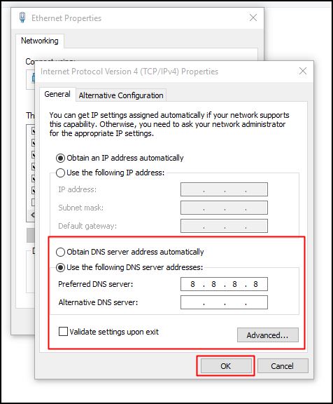 σφάλμα 'ERR_CERT_AUTHORITY_INVALID'