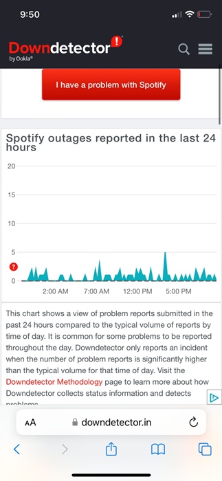 Το Spotify κρασάρει στο iPhone