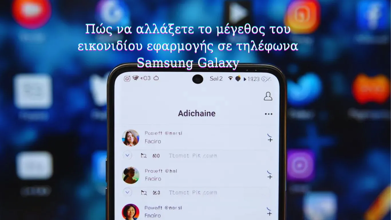 Πώς να αλλάξετε το μέγεθος του εικονιδίου εφαρμογής σε τηλέφωνα Samsung Galaxy