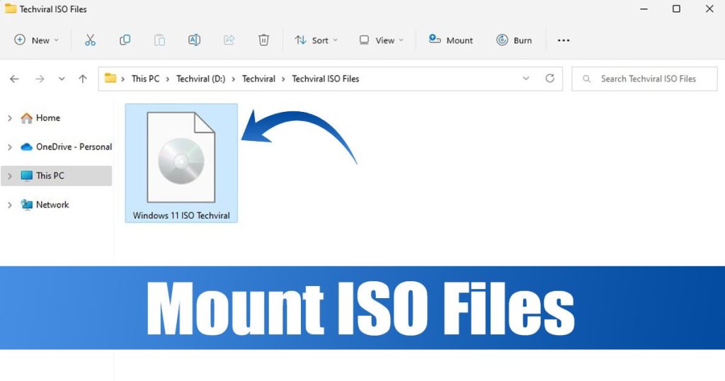 Πως να κάνετε mount ένα αρχείο iso στα Windows 11