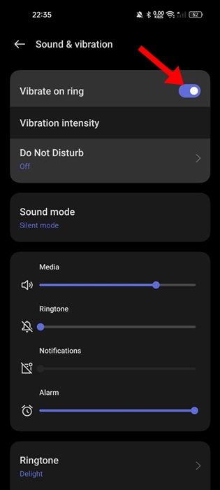 Η δόνηση δεν λειτουργεί στο Android;