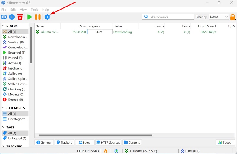 Πώς να κατεβάσετε αρχεία Torrent στο qBittorrent;