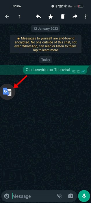 Πώς να μεταφράσετε μηνύματα WhatsApp