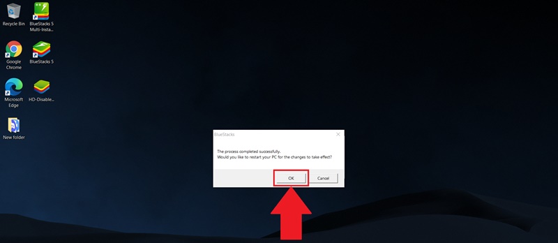 Μη συμβατές ρυθμίσεις των Windows" του BlueStacks