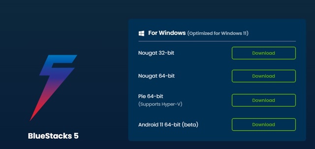 Μη συμβατές ρυθμίσεις των Windows" του BlueStacks