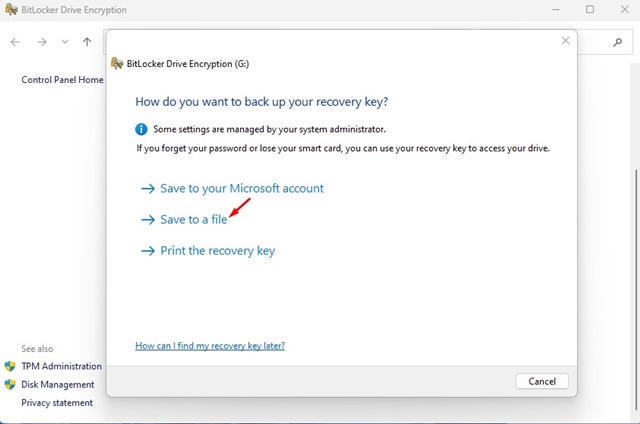 Πώς να βρείτε το κλειδί ανάκτησης BitLocker στα Windows 11
