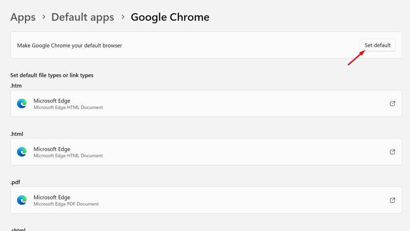 Πώς να ορίσετε το Chrome ως προεπιλεγμένο πρόγραμμα περιήγησης στα Windows 11