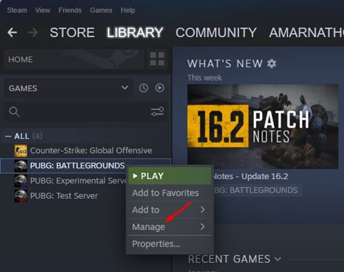 σφάλμα Steam Κατεστραμμένα αρχεία ενημέρωσης