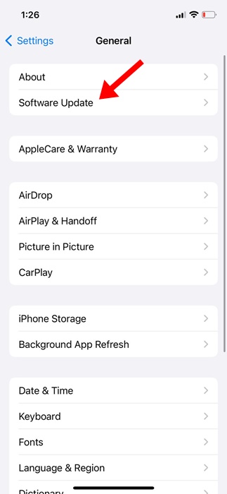 Απενεργοποίηση ρυθμίσεων WiFi στο iPhone