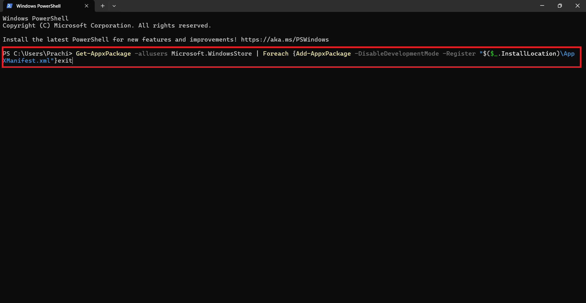 εντολή enter | Πώς να κατεβάσετε την εφαρμογή Microsoft Store στα Windows 10/11