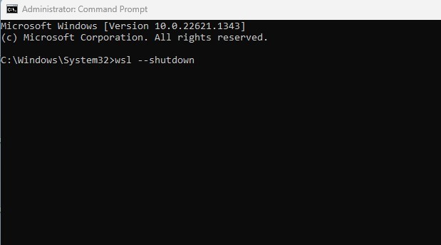 wsl --απενεργοποίηση