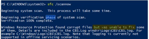 σφάλμα BSOD
